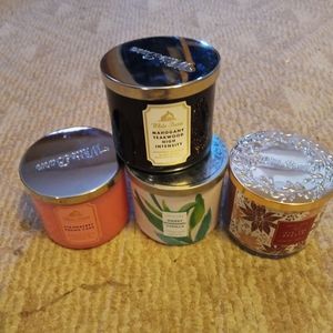 Bath and body works candle lot